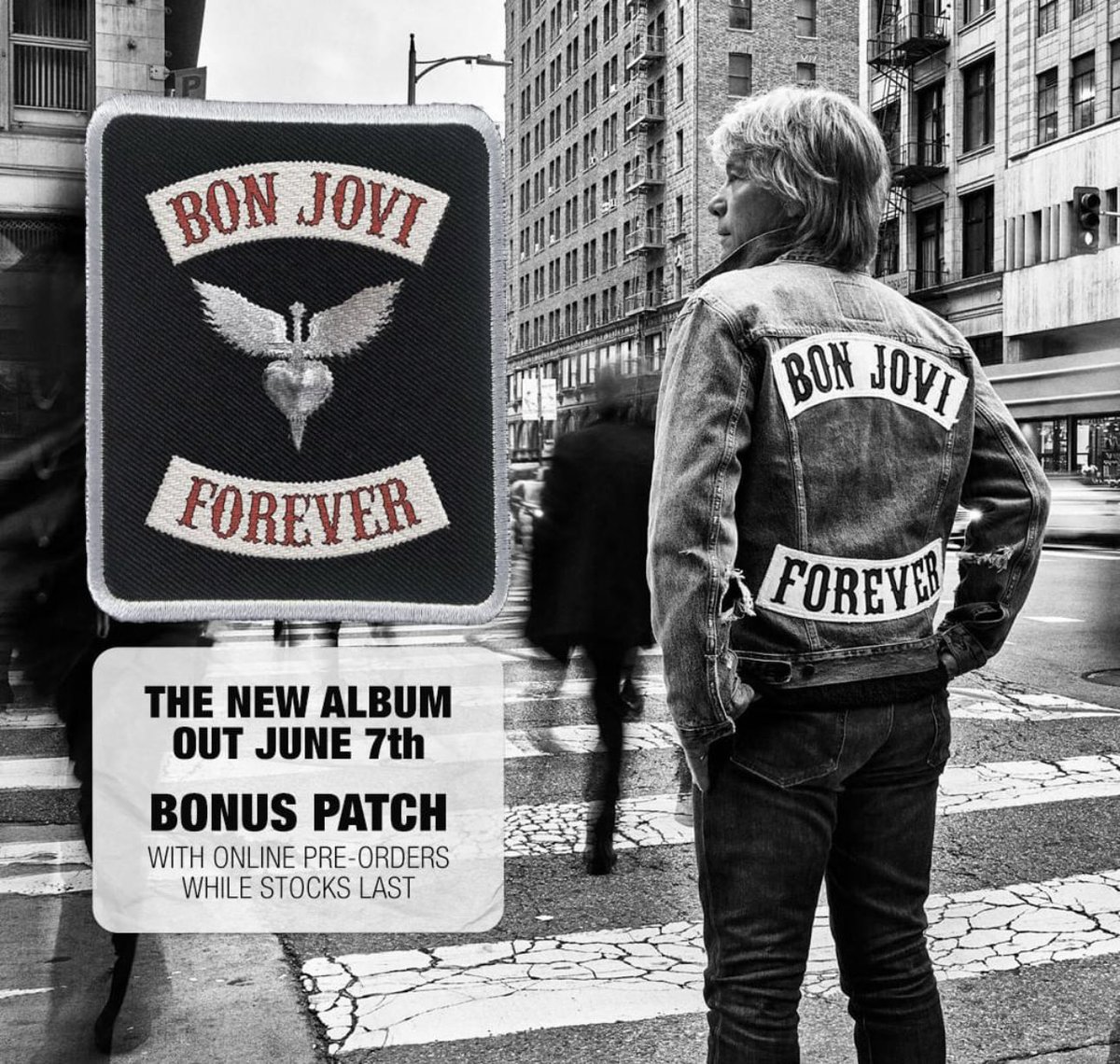 Pre-order @BonJovi new album in “candy apple” vinyl, Forever, and
