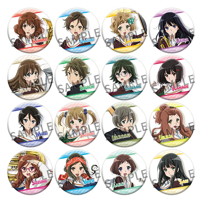 響け！ユーフォニアム3】 「アクリルスタンド(全16種)」「缶バッジ