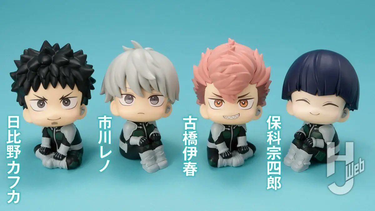 TVアニメ『怪獣8号』 「るかっぷ」シリーズに 日本防衛隊第3部隊の4人