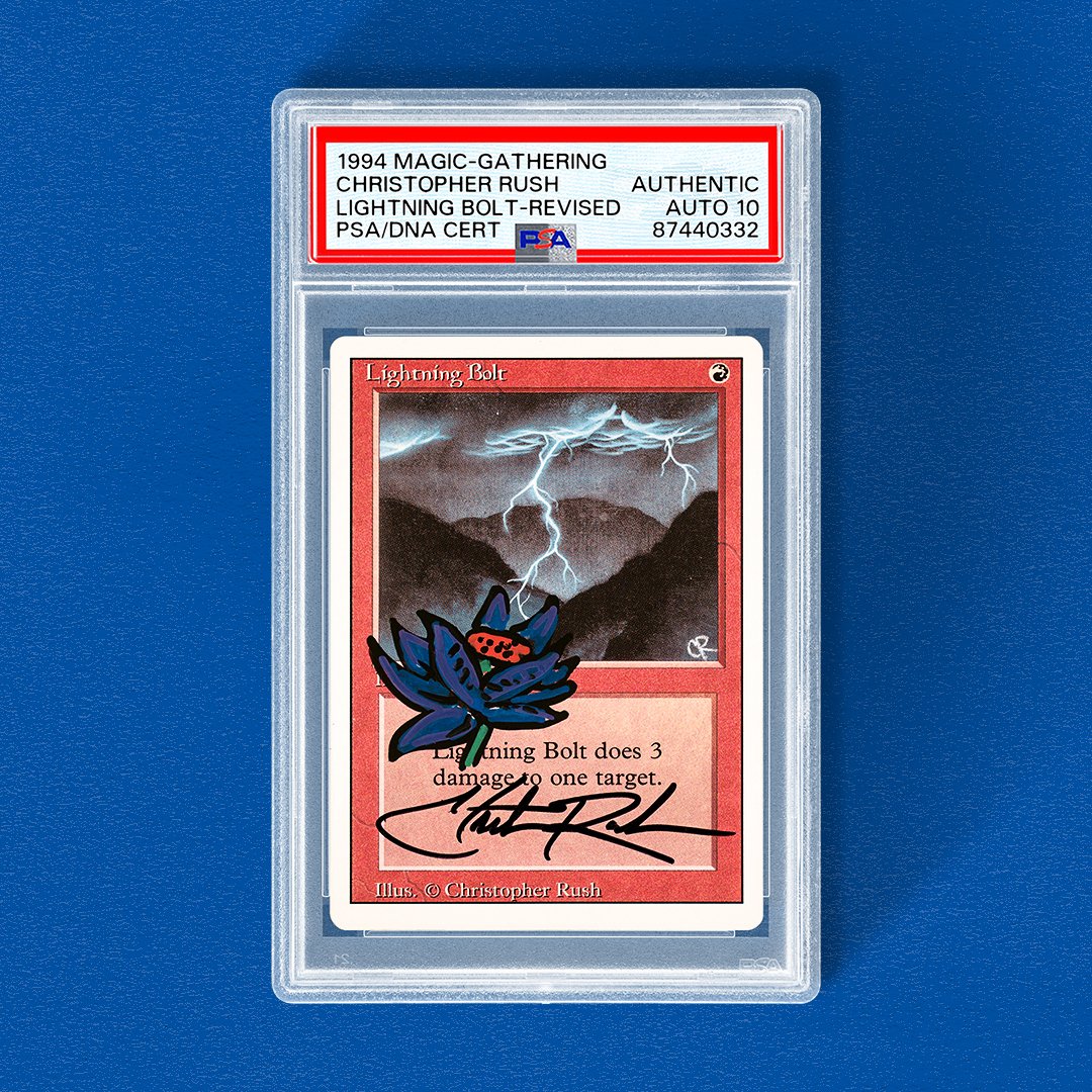 𝙅𝙐𝙎𝙏 𝙂𝙍𝘼𝘿𝙀𝘿 ⚡️ Christopher Rush, the renowned artist