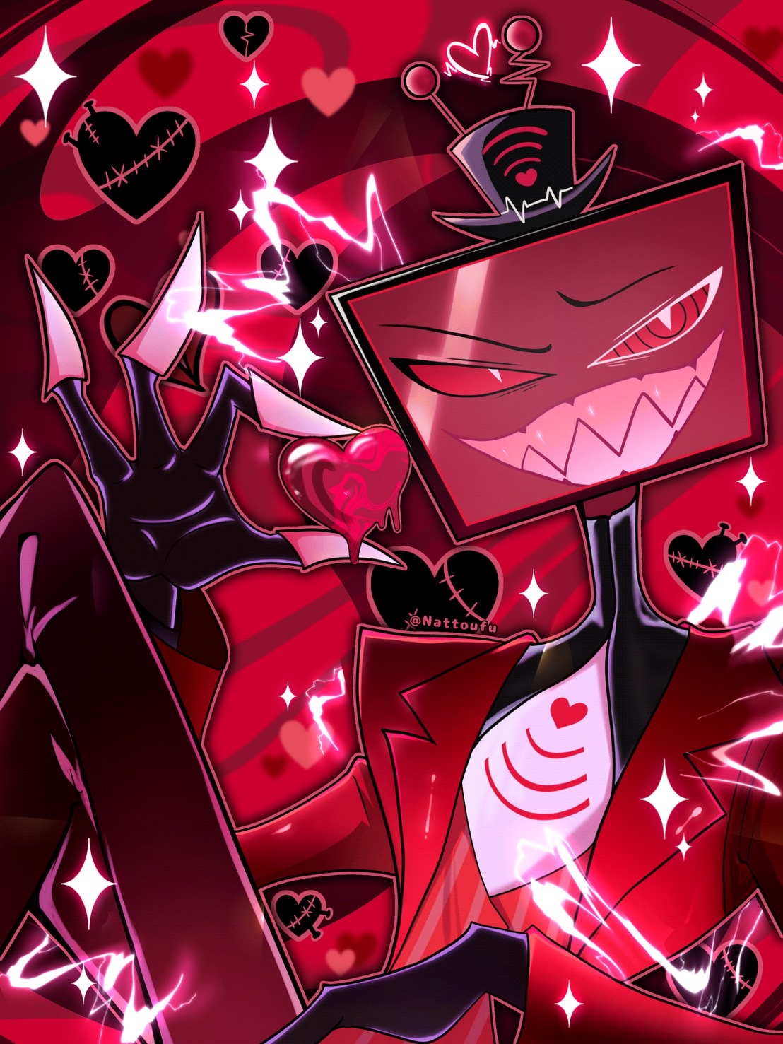 ハズビンホテル クリスマス限定 ポスター チームV ヴォックス Vox ハズ