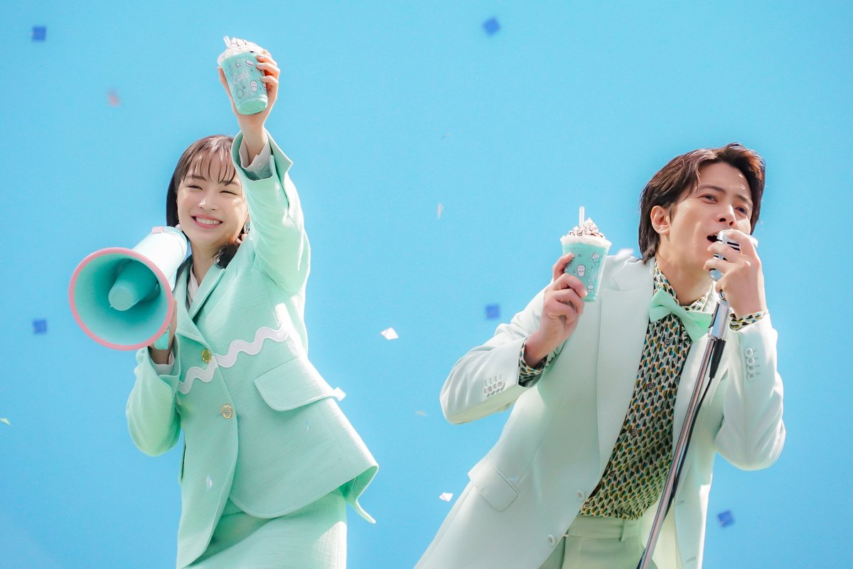 広瀬すず＆山下智久、マック新CMに再登場！ チョコミントの魅力を全力