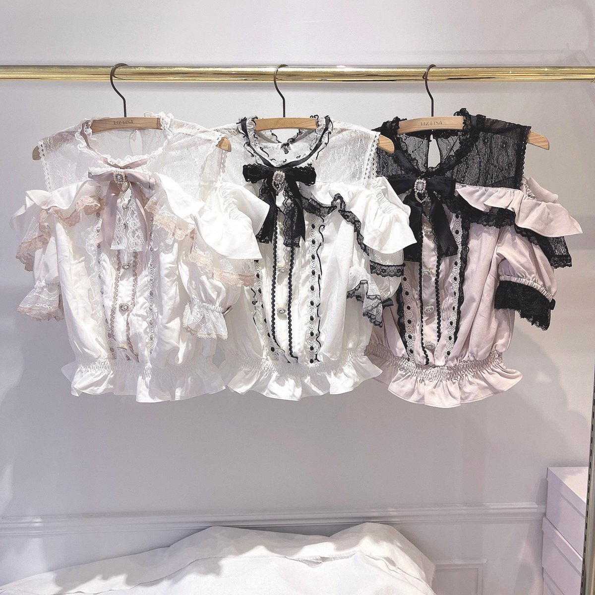 ㅤㅤㅤ 🫧🦢Summer Collection🦢🫧 #オープンショルダーフリルブラウス