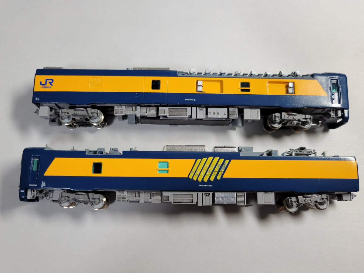 DEC741形気動車 完成！ 模型工房パーミル製の3D+紙製キットを組み立て