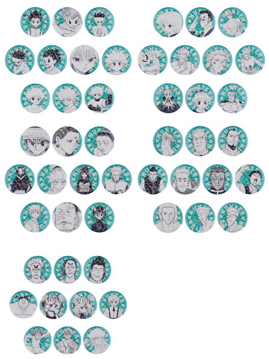 グッズ情報】 『HUNTER×HUNTER オールスター缶バッジ グリード