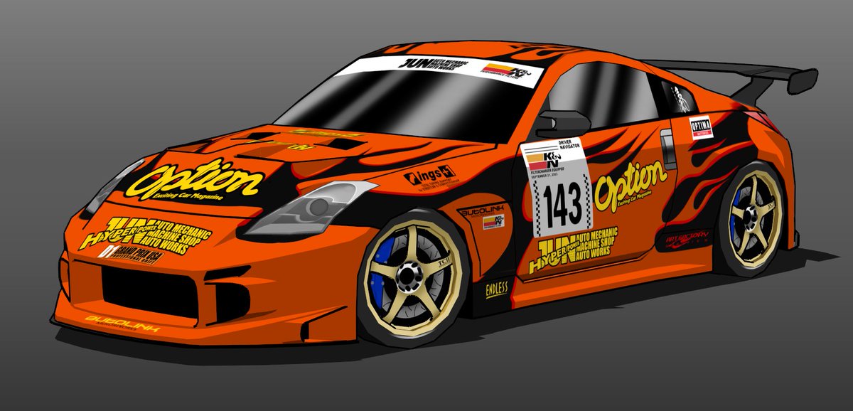 Still have a bit to do but heres how the Option Stream Z 2003 spec