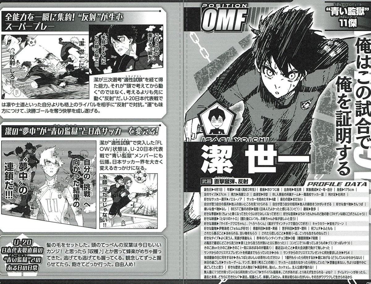 🎊🥳キャラブック発売告知🥳🎊 #ブルーロック 公式キャラクターブック