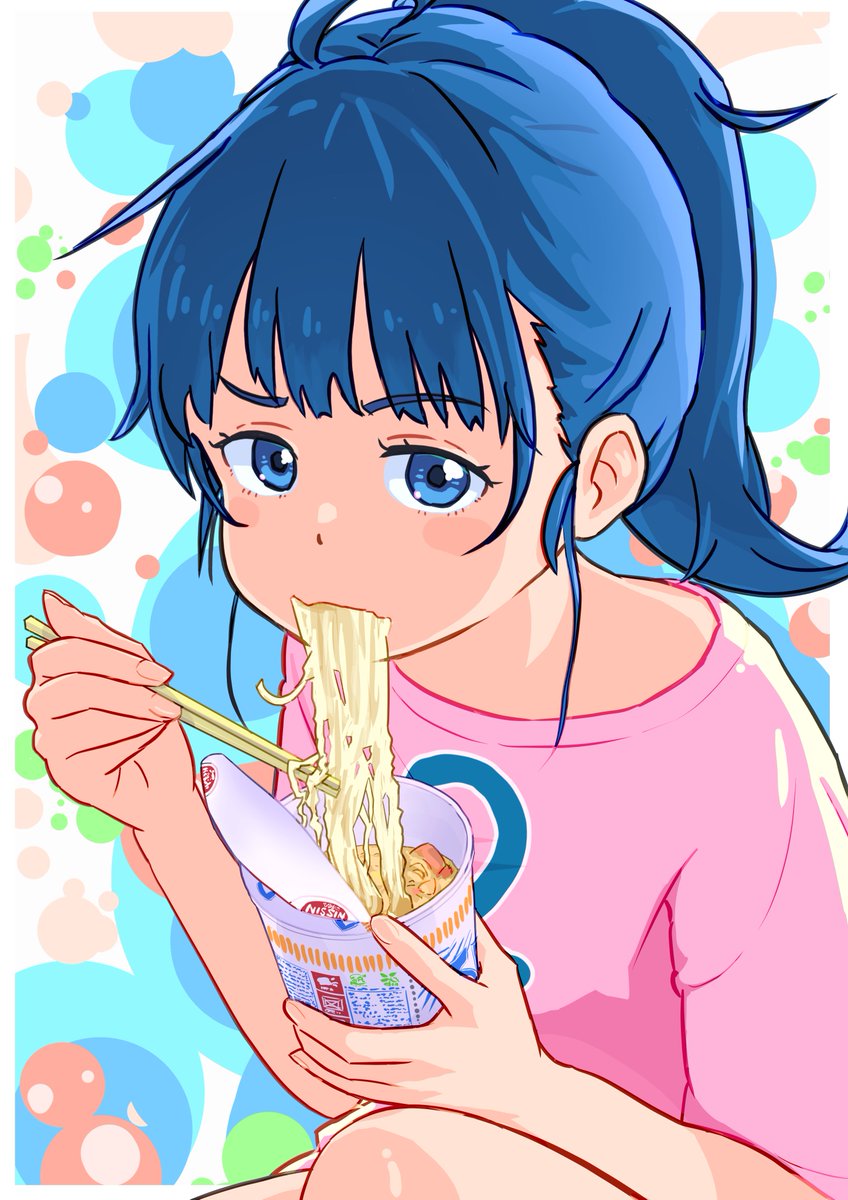 そんなにじっと見てもあげないよ？・・・スープを一口だけなら