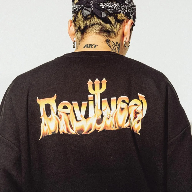 Deviluse 2026 Spring/Summer VOL.3！！ ・Flame Logo Crewneck