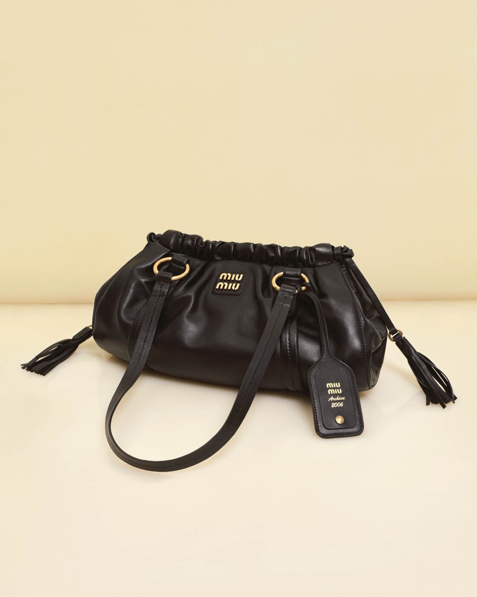 A timeless charm: discover the Joie bag for Miu Miu Fall/Winter