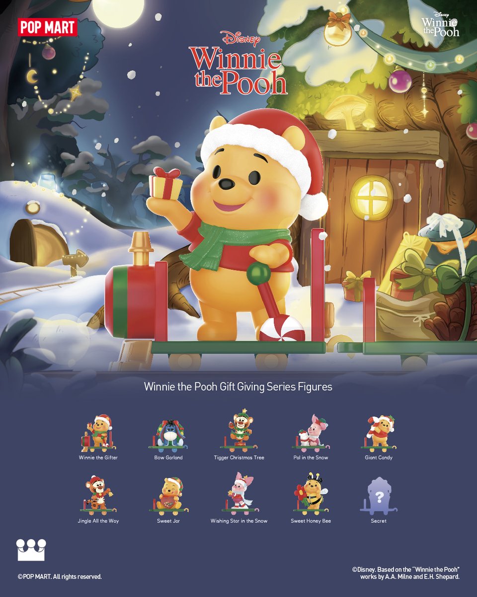 DISNEY Winnie the Pooh Gift Giving シリーズ くまのプーさんと仲間