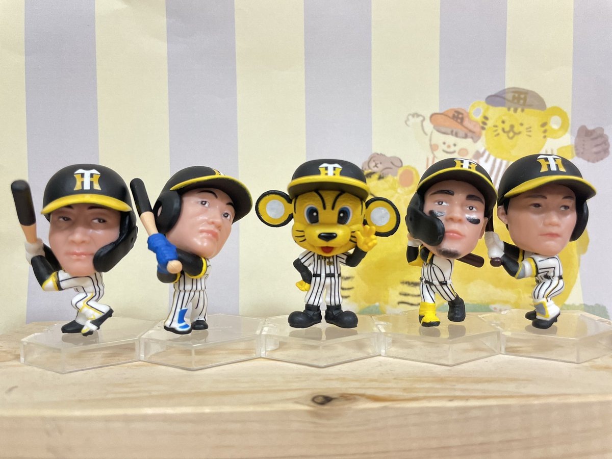 虎（ドラ）1選手フィギュア・激闘編」 全ガチャコンプリート🐯 #阪神