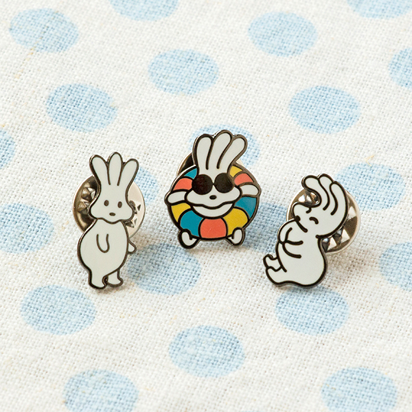 バムとケロのグッズ】 バムとケロ おじぎちゃんピンバッヂ