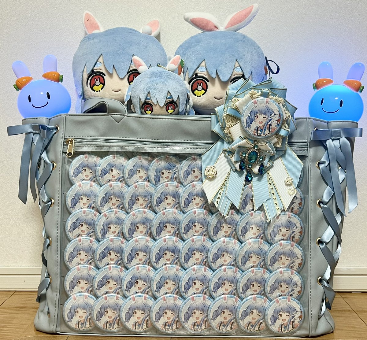 約1年前の1stソロライブ #うさメガぺこら に行ったあの日に痛バを作