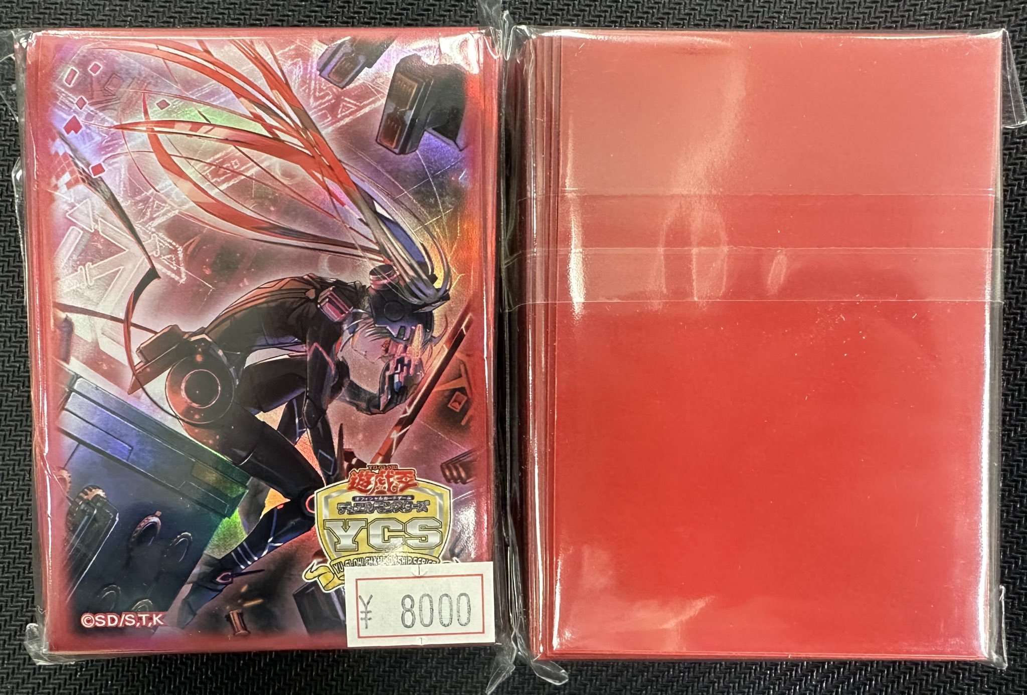 閃刀起動 エンゲージ 絵違い スリーブ YCS中国 広州会場限定 遊戯王 閃