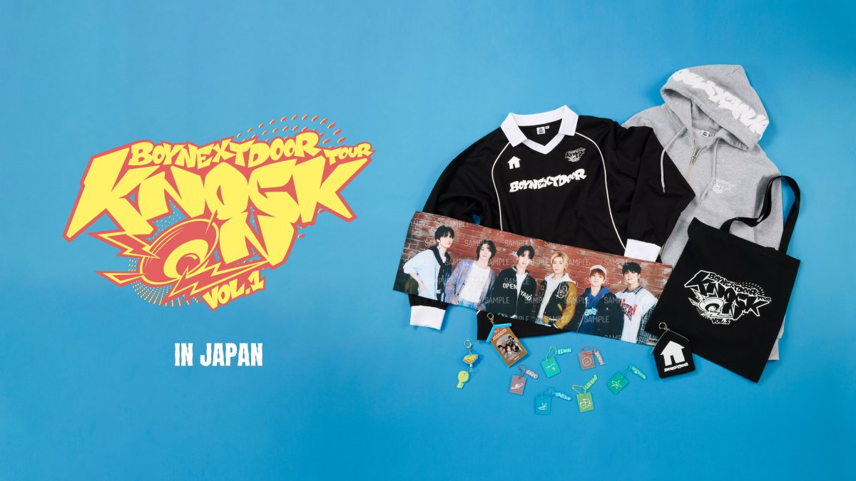 BOYNEXTDOOR TOUR 'KNOCK ON Vol.1' IN JAPAN OFFICIAL MERCHANDISE