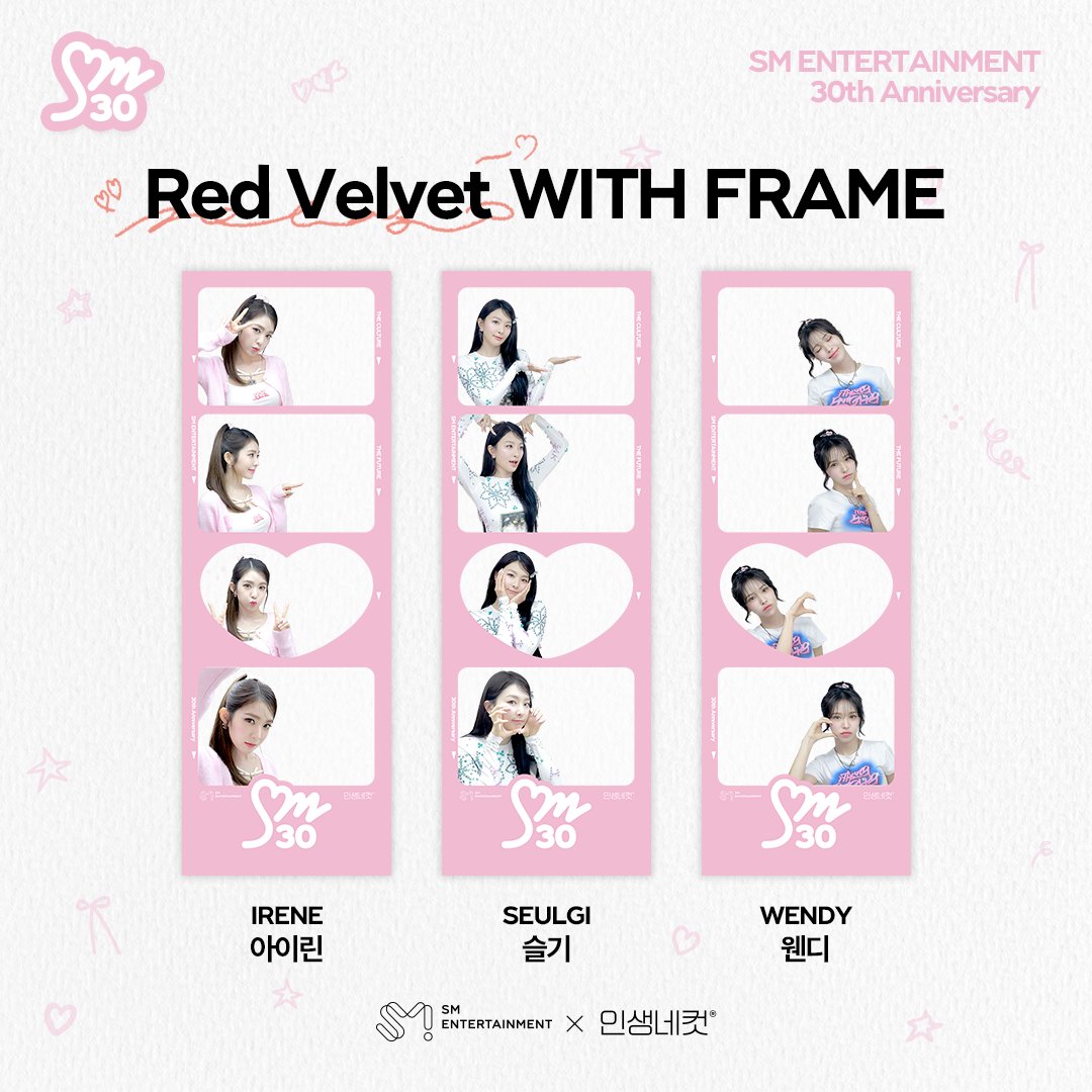 red velvet smtown 30周年 QQ Music 特典 6点セット