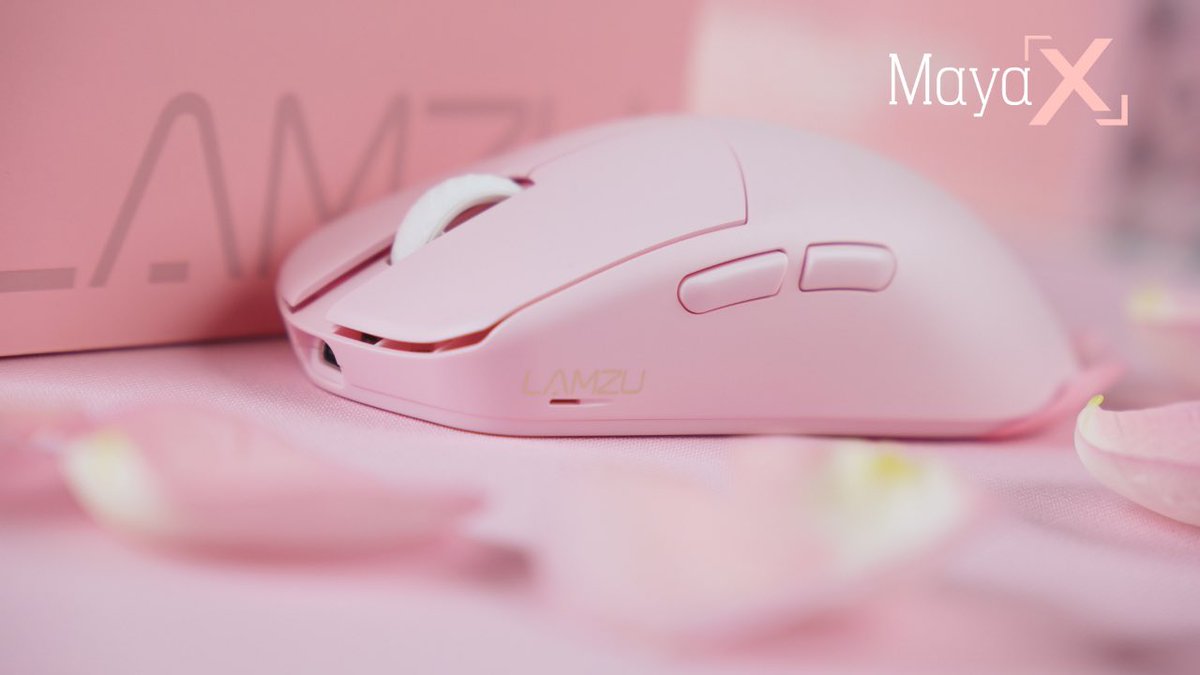 pink X Lamzu MAYA マウス・トラックボール