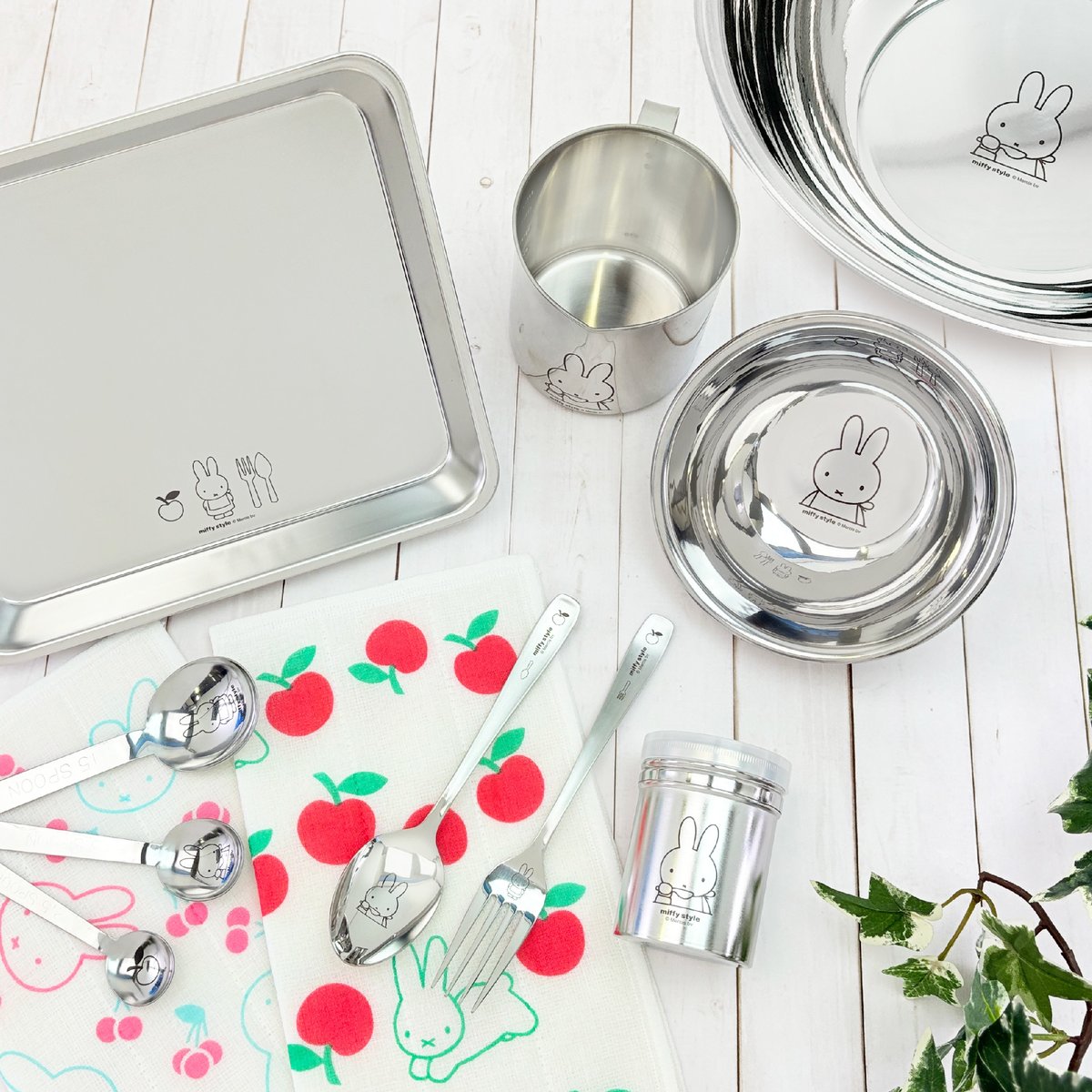 ○2025年3月15日（土）miffy style限定発売！ステンレスキッチングッズ