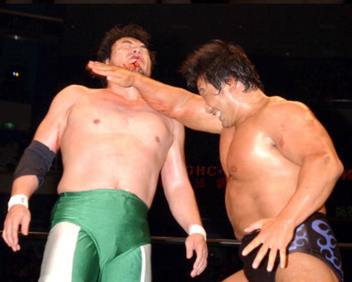 22年前の今日 2003年3月1日日本武道館で三沢さんとGHCヘビー級選手権を