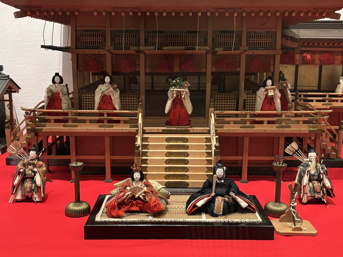 初代山川永徳斎の御殿雛が豪華で凄かったです