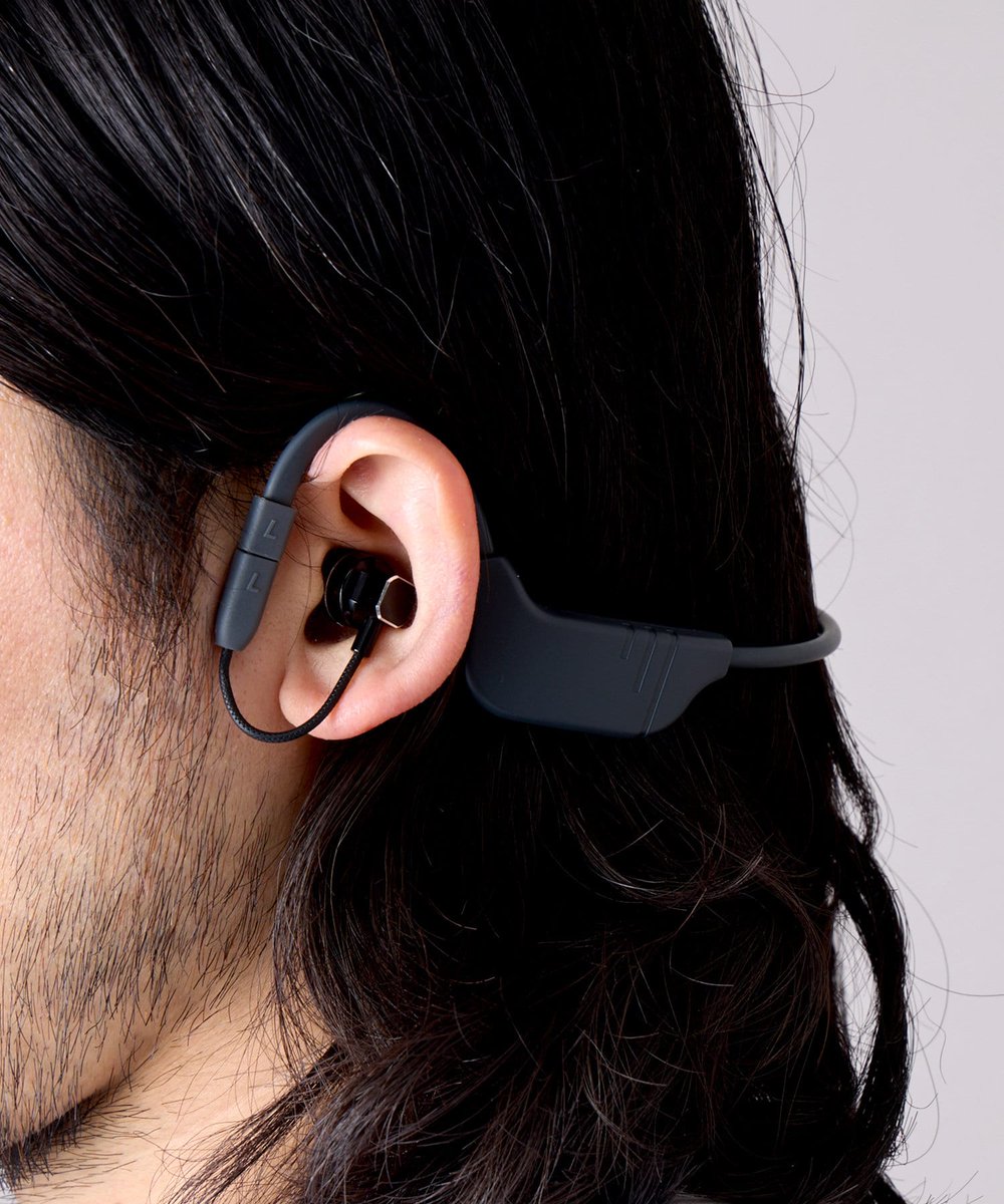 ハイブリッド骨伝導オープンイヤー 3COINS 3COINS MEN「骨伝導オープン