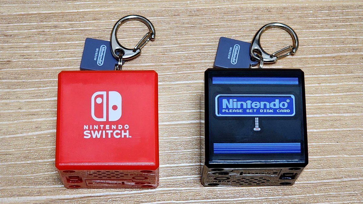 ニンテンドーミュージアムの起動音キーホルダー、世代ど真ん中のGCや