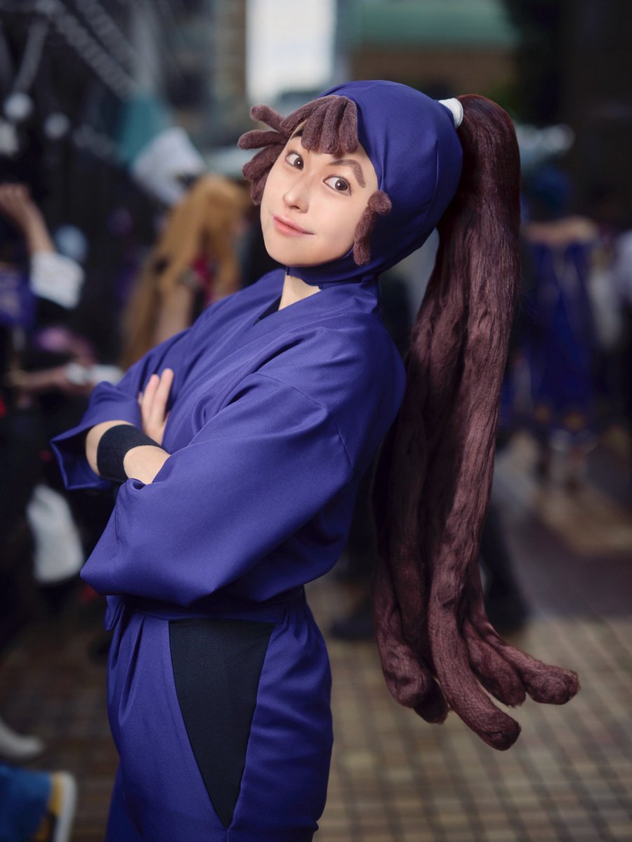 忍たま コスプレ｜ 尾浜勘右衛門 久しぶりにうどん髪を被れて嬉しかっ