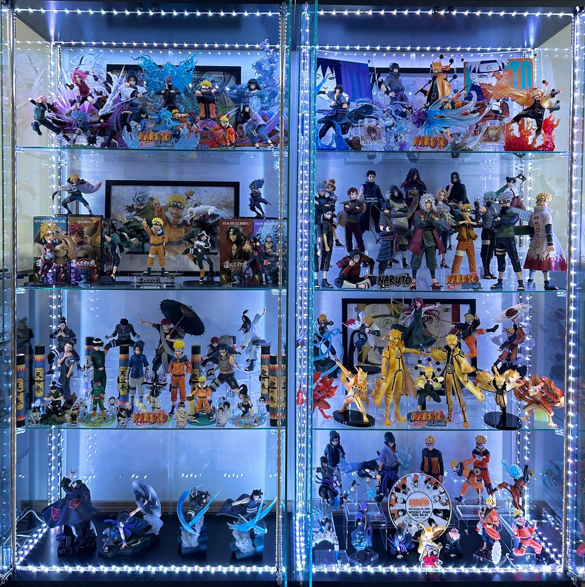 NARUTOディスプレイ更新！🍥 フィギュアをコツコツ集め出して1年半