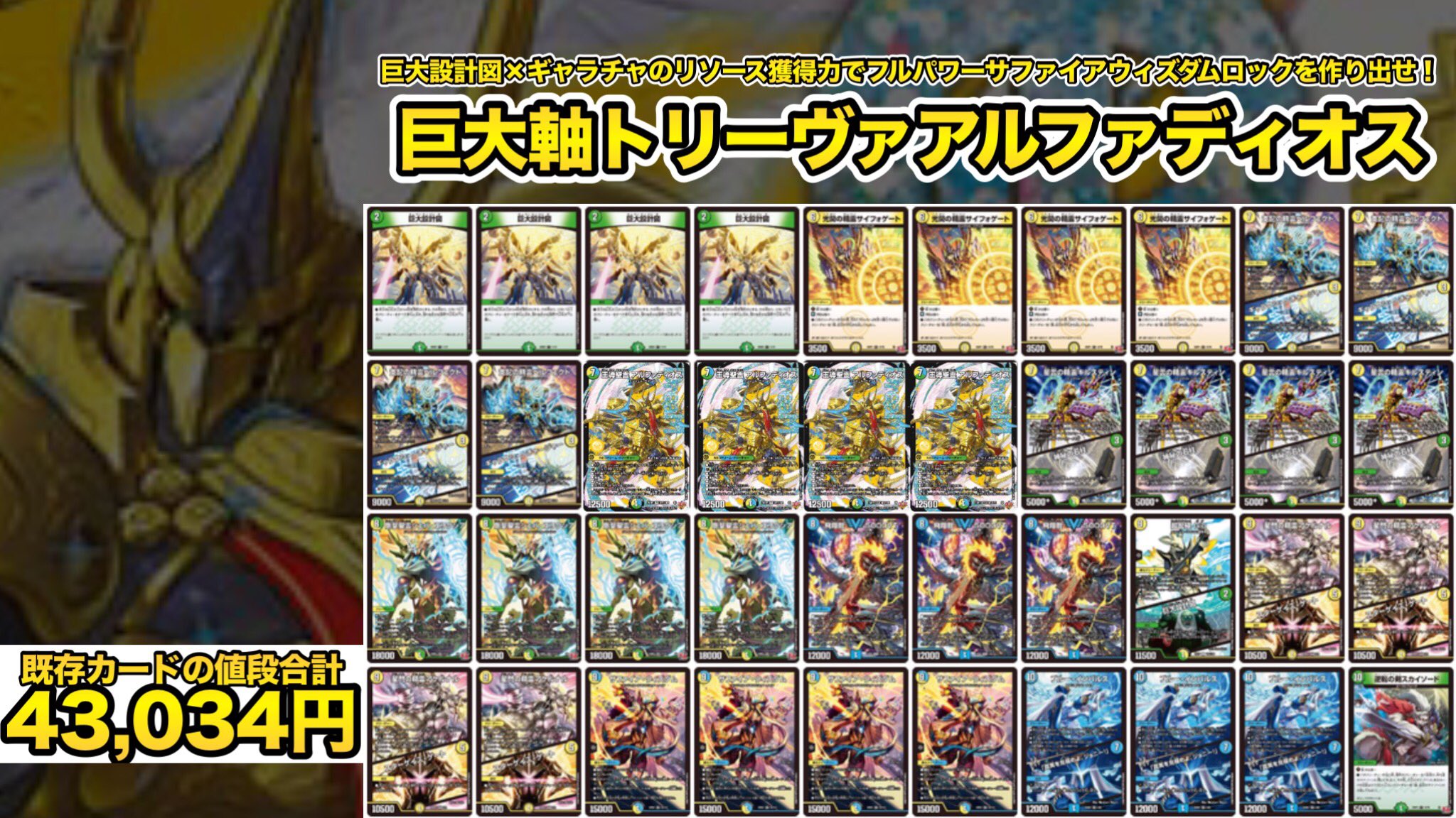 トリーヴァアルファディオス デッキパーツ トリーヴァアルファディオス