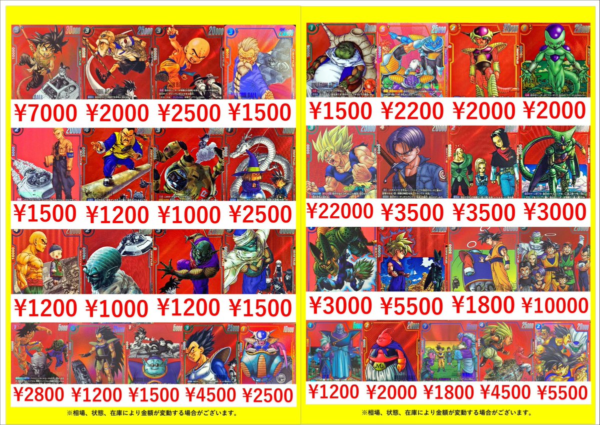 R*y様 ドラゴンボール フュージョンワールド 赤背景 漫画絵 パラレル