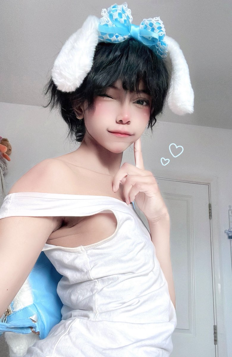 Boys can be cute too ૮₍ ´ ꒳ `₎ა🩵!! Here's me dressed as