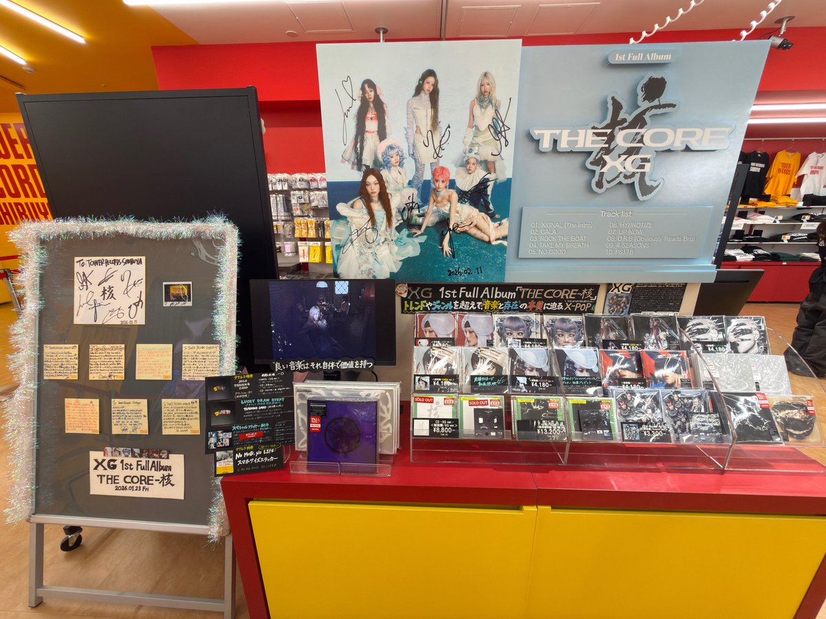 タワ渋XG】 ／ #XG 1st Full Album 『THE CORE - 核