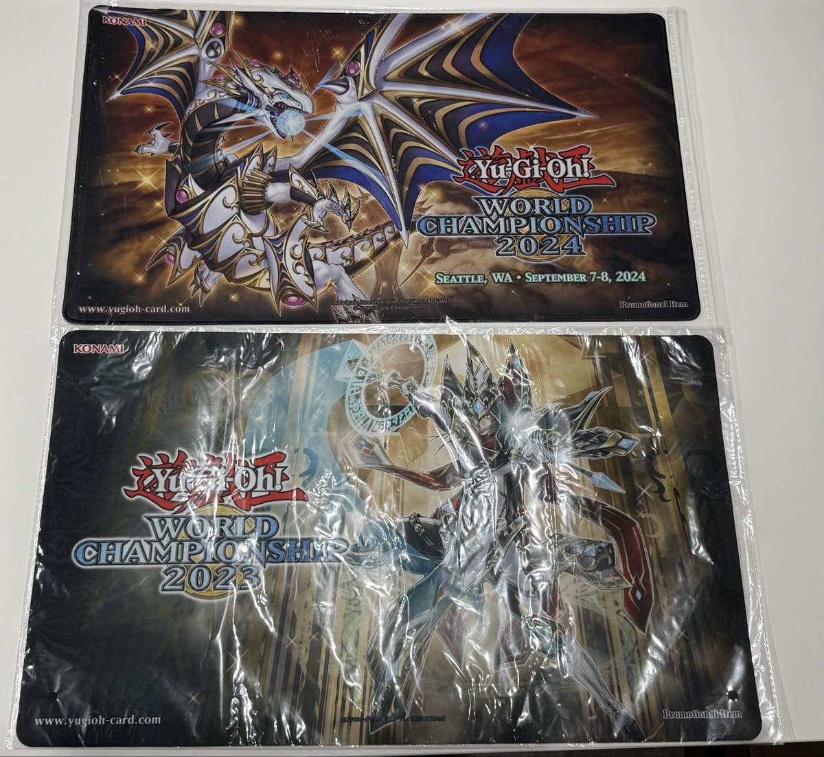 遊戯王販売情報】 遊戯王WCS2023&2024プレイマット入荷しました！ 只今