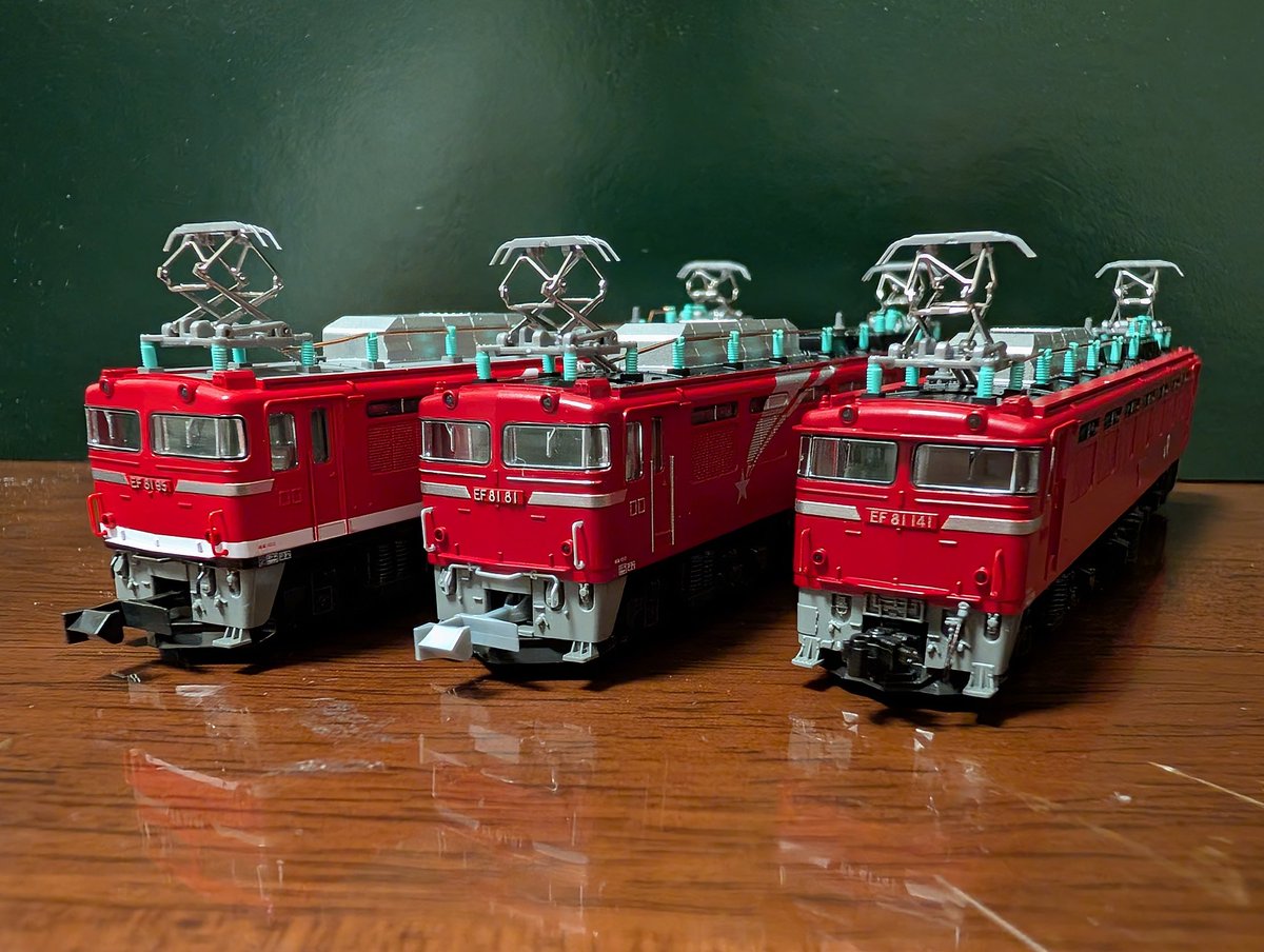 今週の関東滞在ではKATOのEF81-81北斗星色を買ってきた。北斗星の先頭