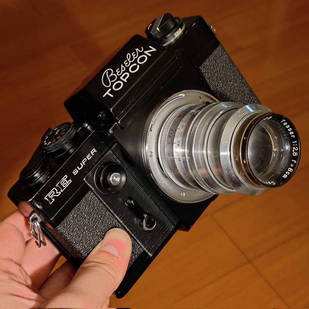トプコンを買った時についてきたレンズがめちゃくちゃかっこいい