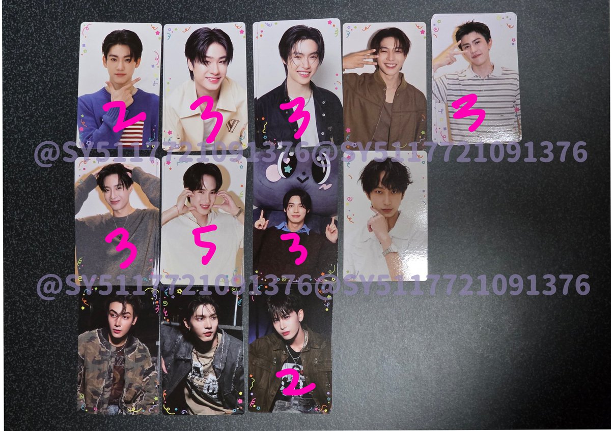 交換]GMMTV ブックフェア トレカ 譲) 画像 求) Tay,Force,Jimmy,Sky