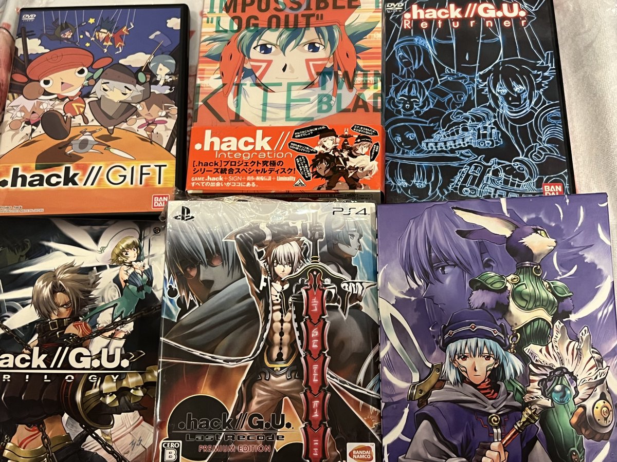 hackの過去作をもう一度やる気はなかなか起きないけど、映像作品系は