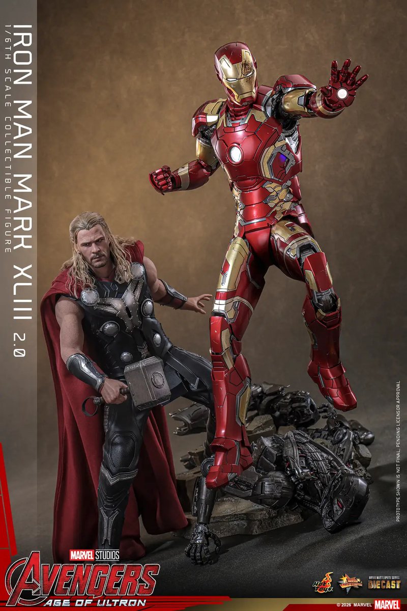 ホットトイズ】#Hottoys AVENGERS AGE OF ULTRON 『IRON MAN MARK