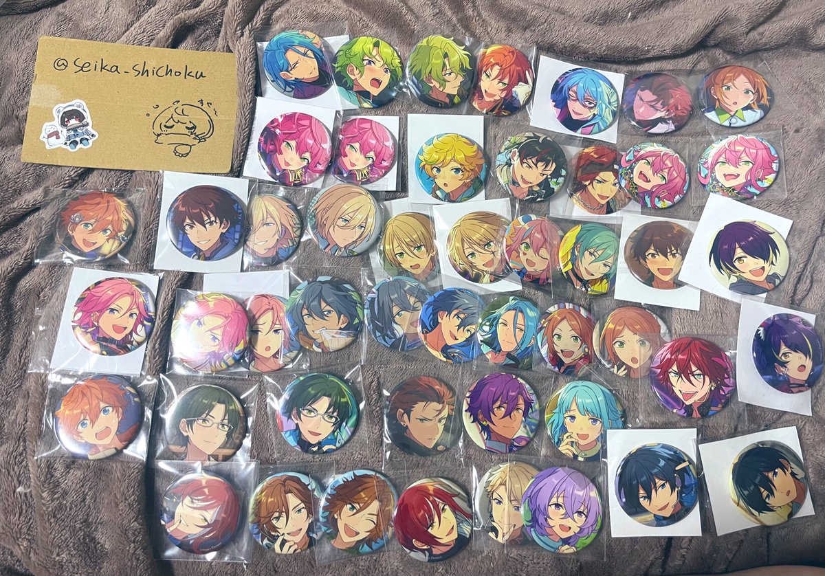 交換譲渡】あんスタ コレクション缶バッジ コレ缶 譲:画像 求: ⭐️五