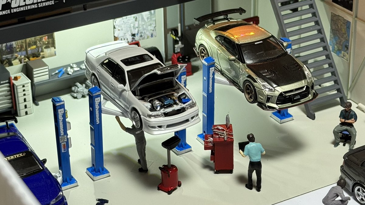 注文していたmodel 1の1/64トヨタチェイサーJZX100が届いたので撮影し