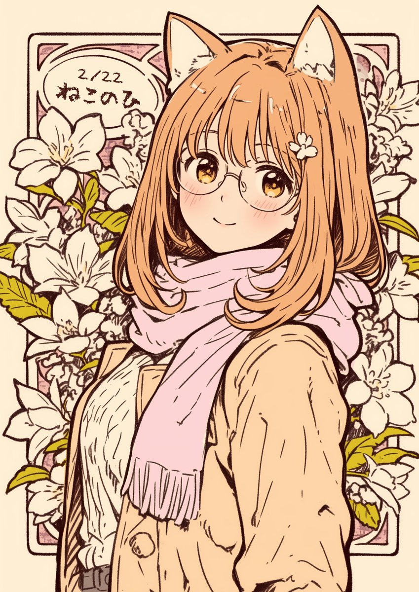 flowers 猫の日special