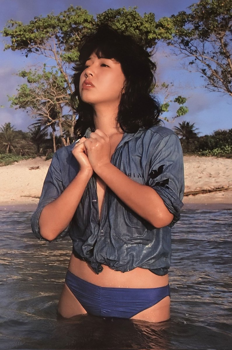 写真集から… 浜田朱里さん🥰 #浜田朱里 #80年代アイドル