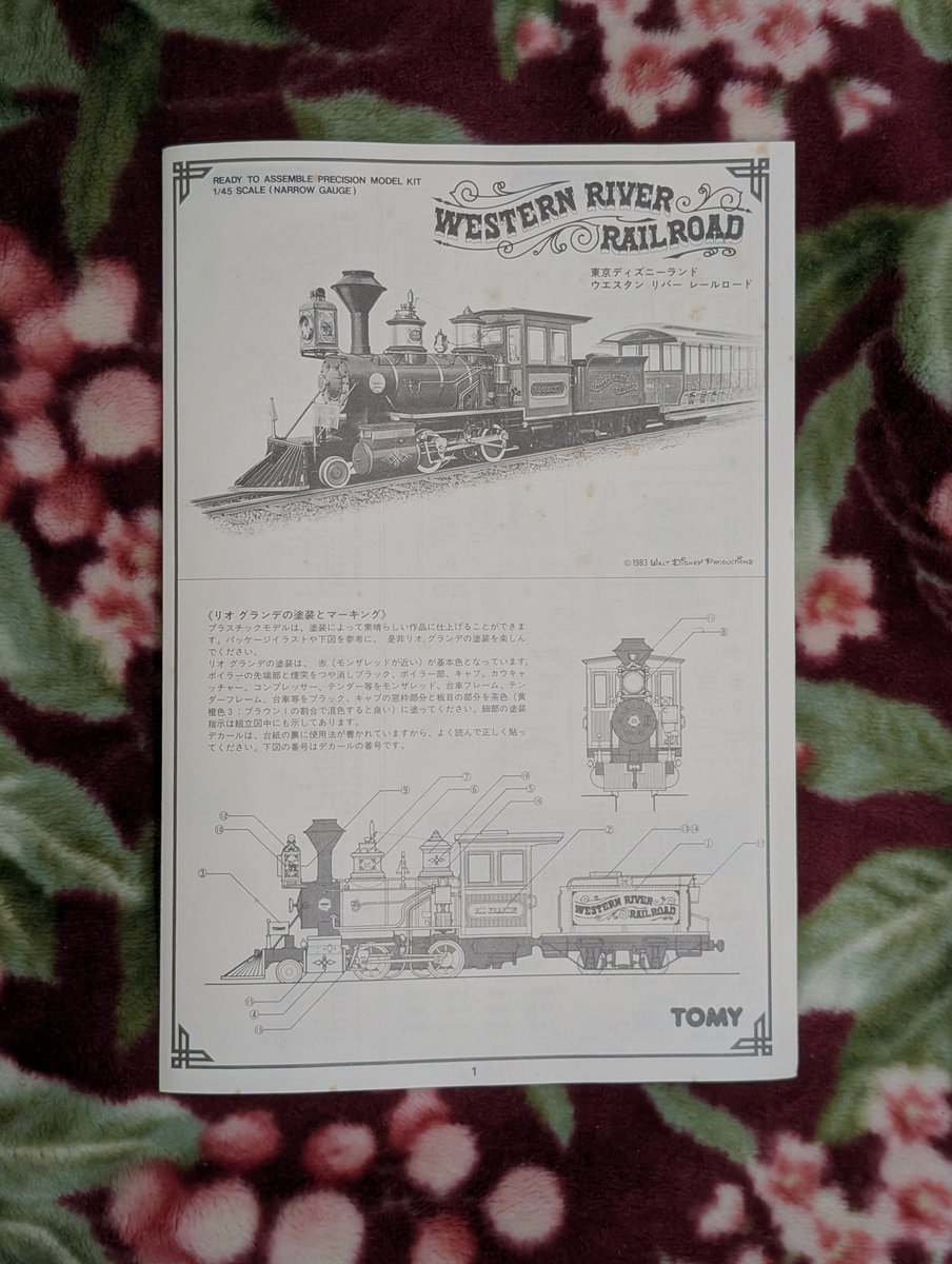 今夜の発掘品！トミー製1/45スケール、東京ディズニーランド