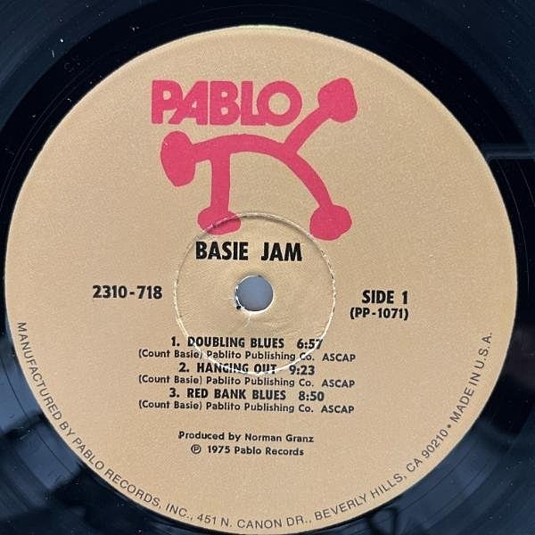 美品 KENDUN刻印 USオリジナル COUNT BASIE Basie Jam ('75 Pablo