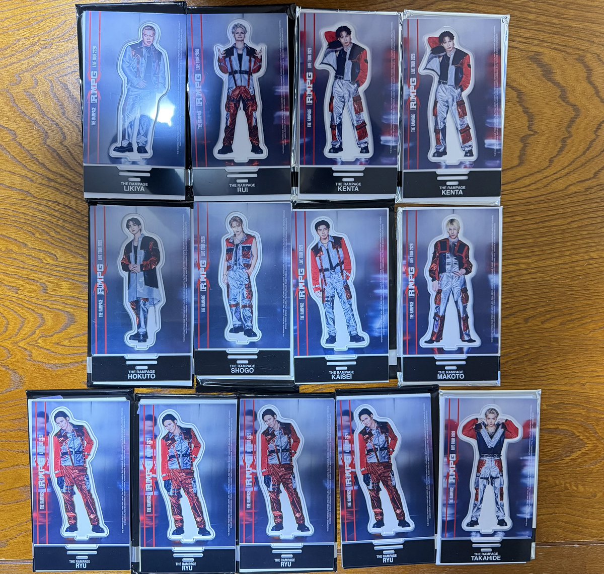 トラキン アクスタ ランページ RIKU 与那嶺瑠唯 EXILE TRIBE STATION