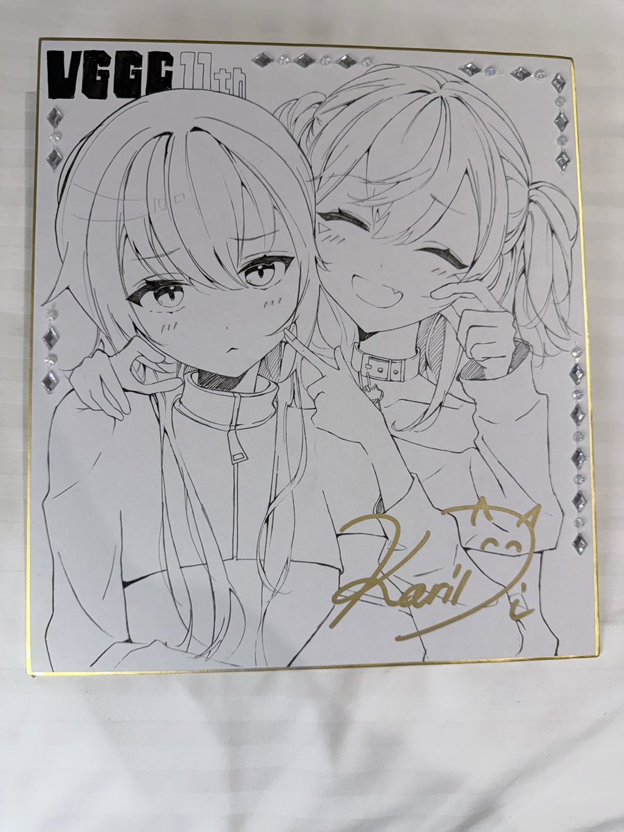 こちら色紙になります🌠🪐‼️どどん‼️ ※抽選になります。注意事項確認