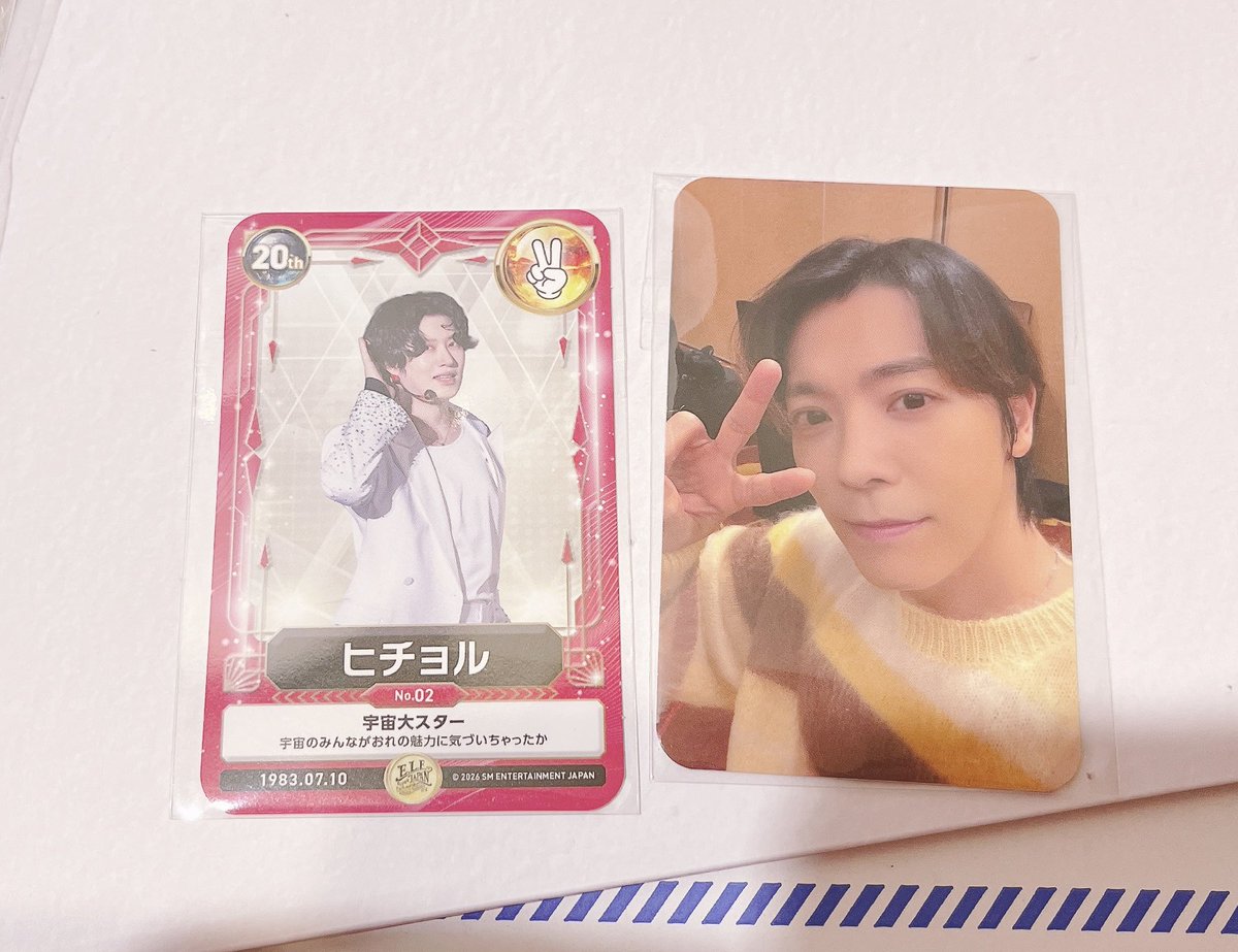 RT @sena1023: superjunior E.L.F JAPAN トレカ交換 譲:ヒチョル、ドン