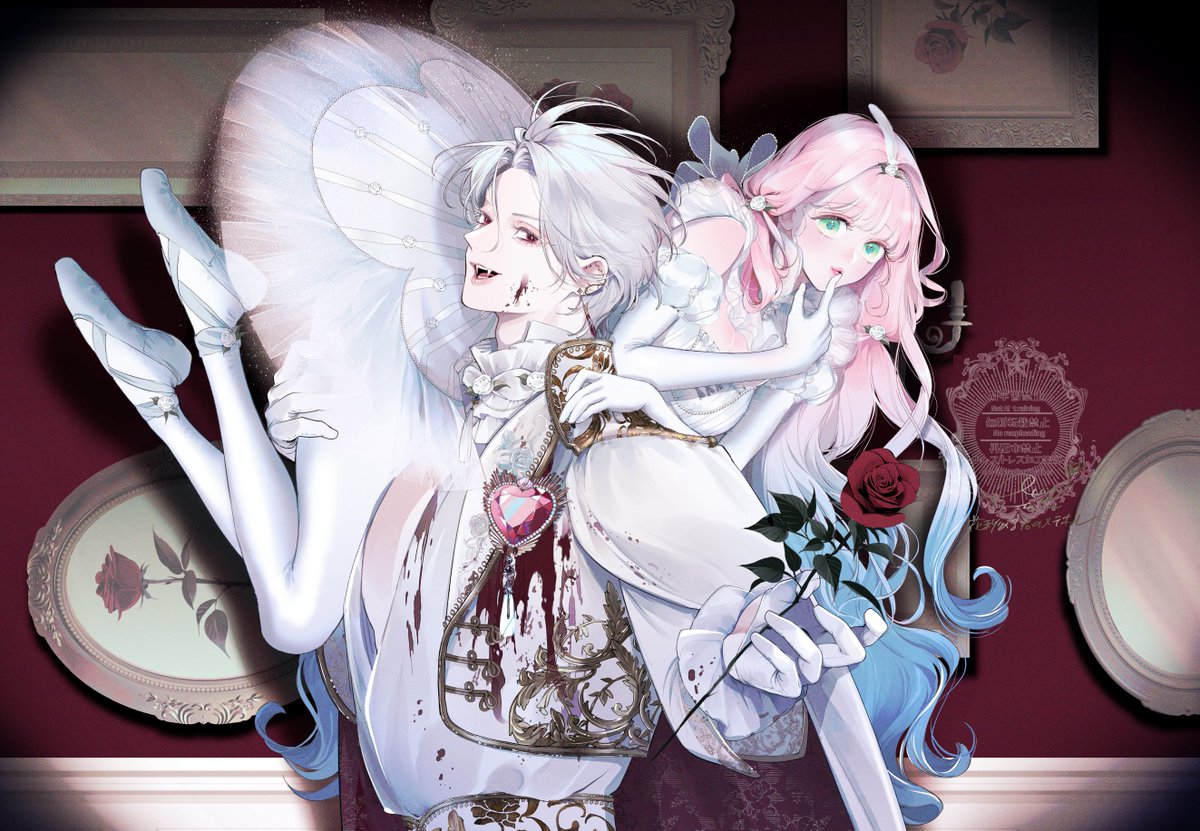 こちら 花秘める君のメテオール展2026の メインビジュアルになります🌹