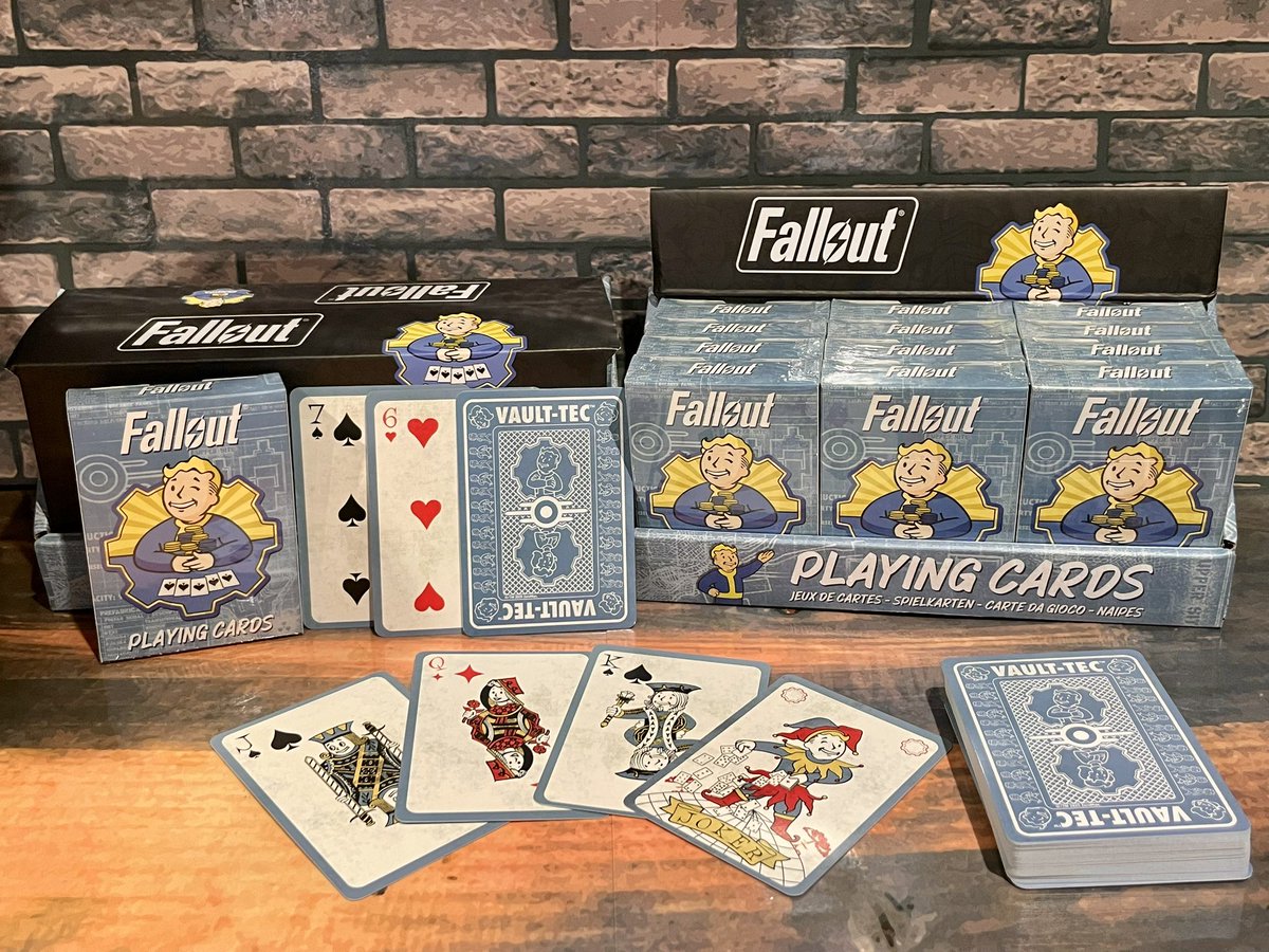 📣再入荷🎉 #Fallout トランプ ＼ ボルトボーイがキングやクイーンに